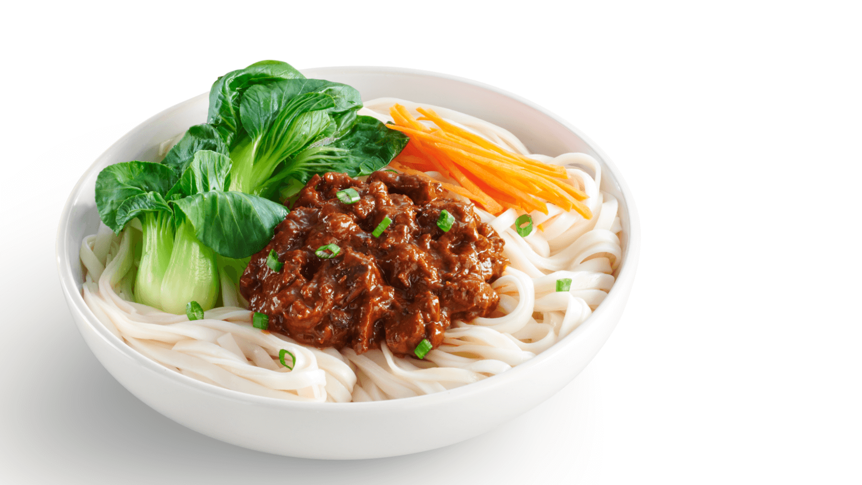 Plant-Based Minced meat with Rice Noodles